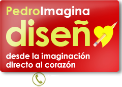 Logotipo PedroImagina: DISEÑador WEB en Madrid